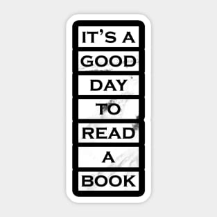 It's a good day to read a book Sticker